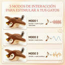 Pájaro PlumaLoca™ – Juguete Interactivo para Gatos