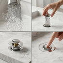 Kit x2 Tapón Filtro Antidesagüe en Acero Inoxidable 34-40mm